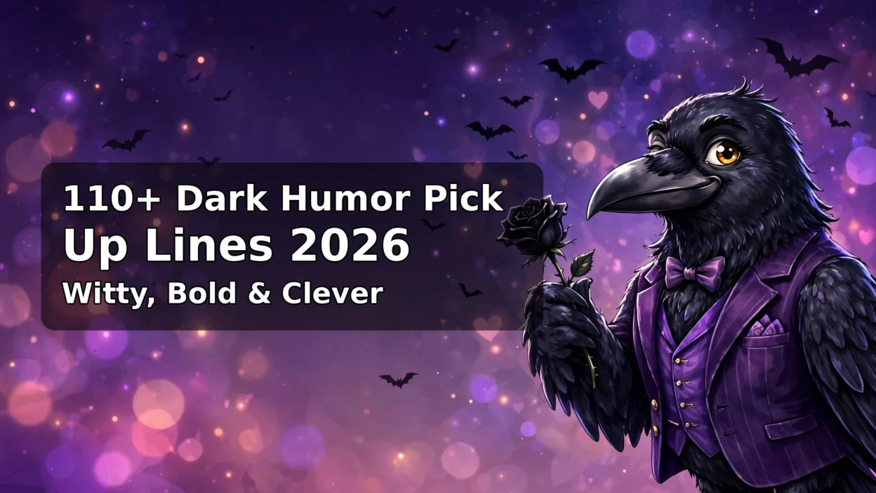 110 dark humor pick up lines witty collection