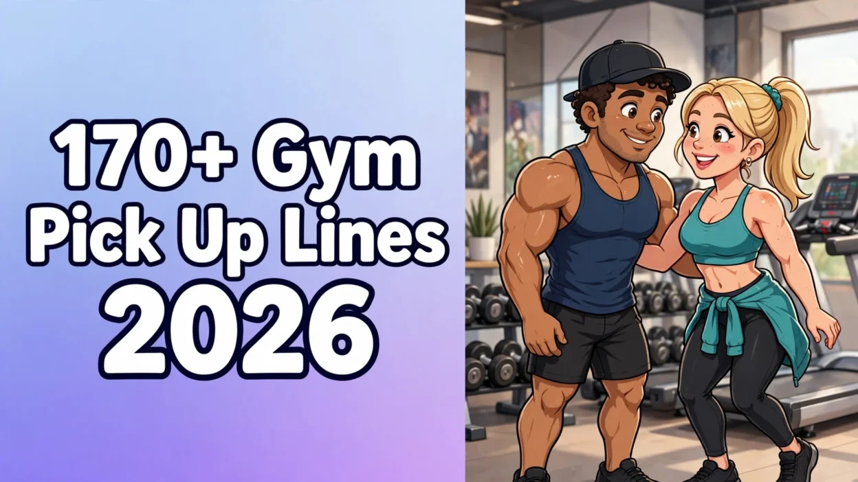 170+ Gym Pick Up Lines 2026 — funny flirty lines for your gym crush