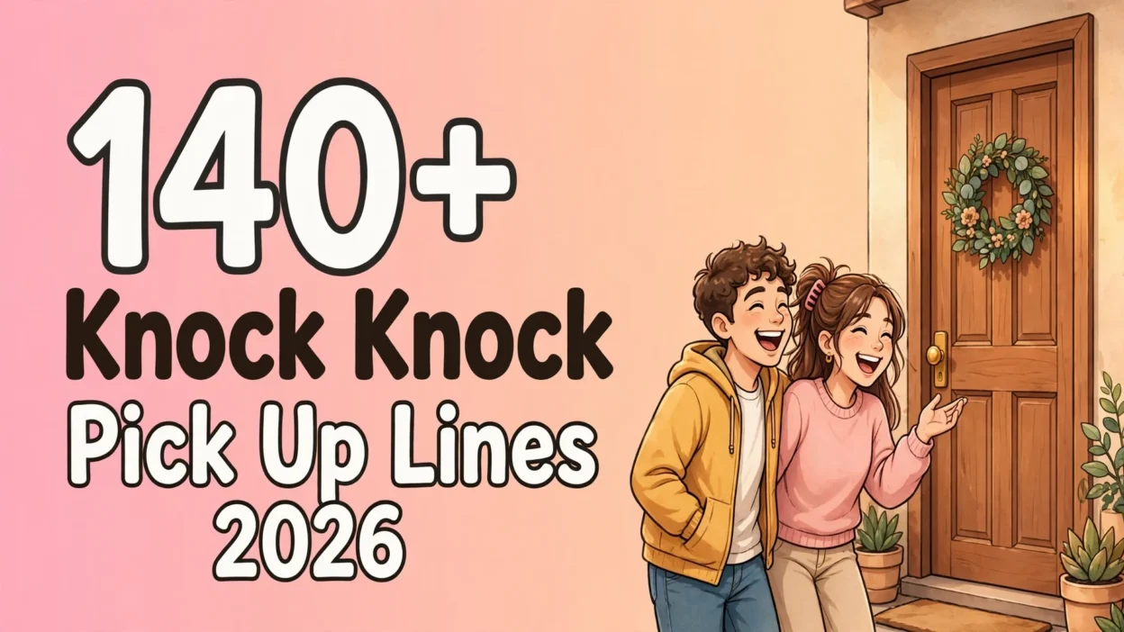 140+ Knock Knock Pick Up Lines 2026 featured image